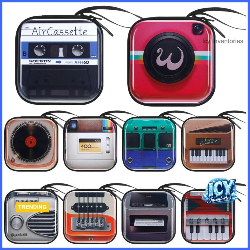 Tinplate PVC Zipper Coin Purse Key Organizer Storage Pouch
